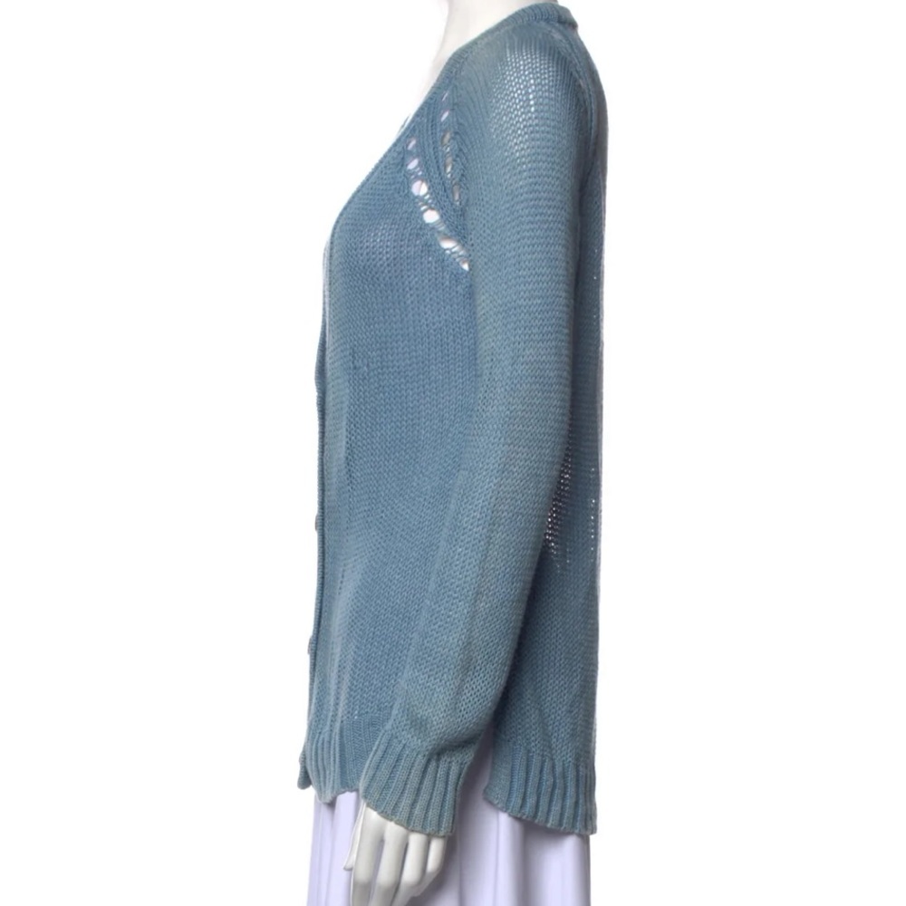 rag & bone Blue Cardigan Sweater - Picture 3 of 4